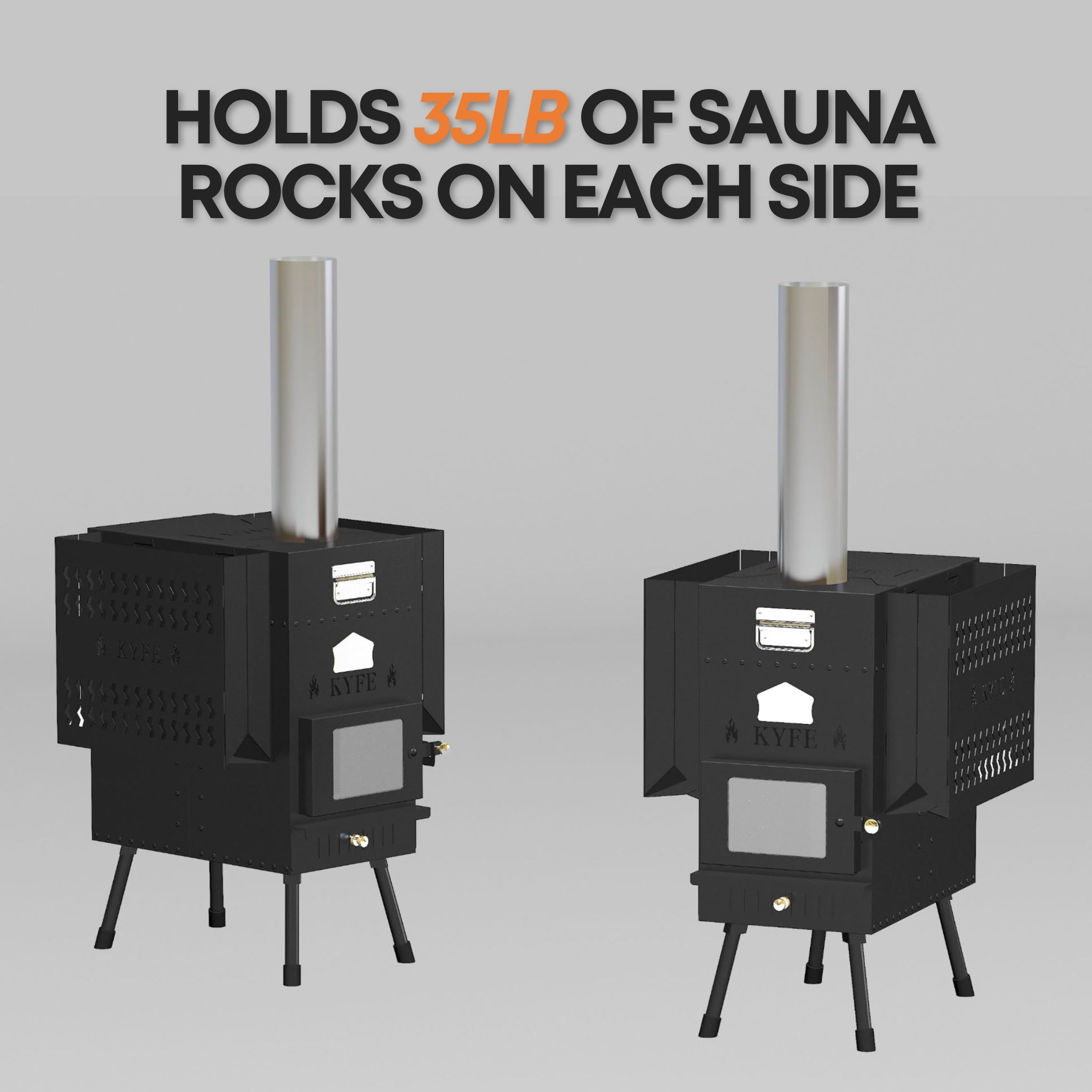 KYFE Foldable Side Rock Baskets