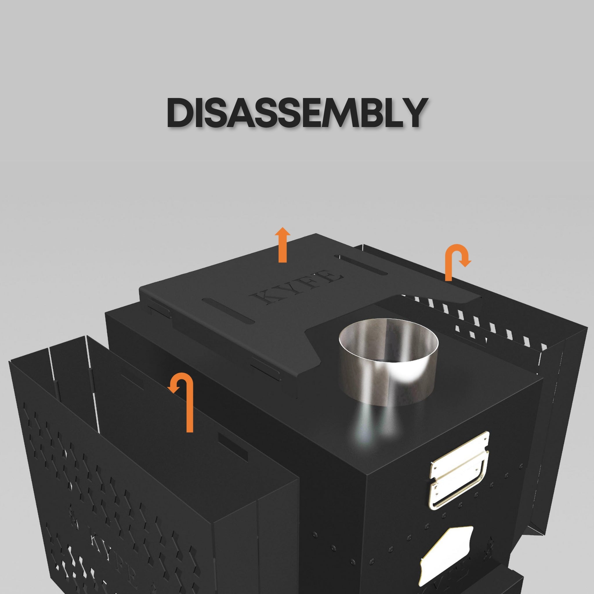 KYFE Foldable Side Rock Baskets