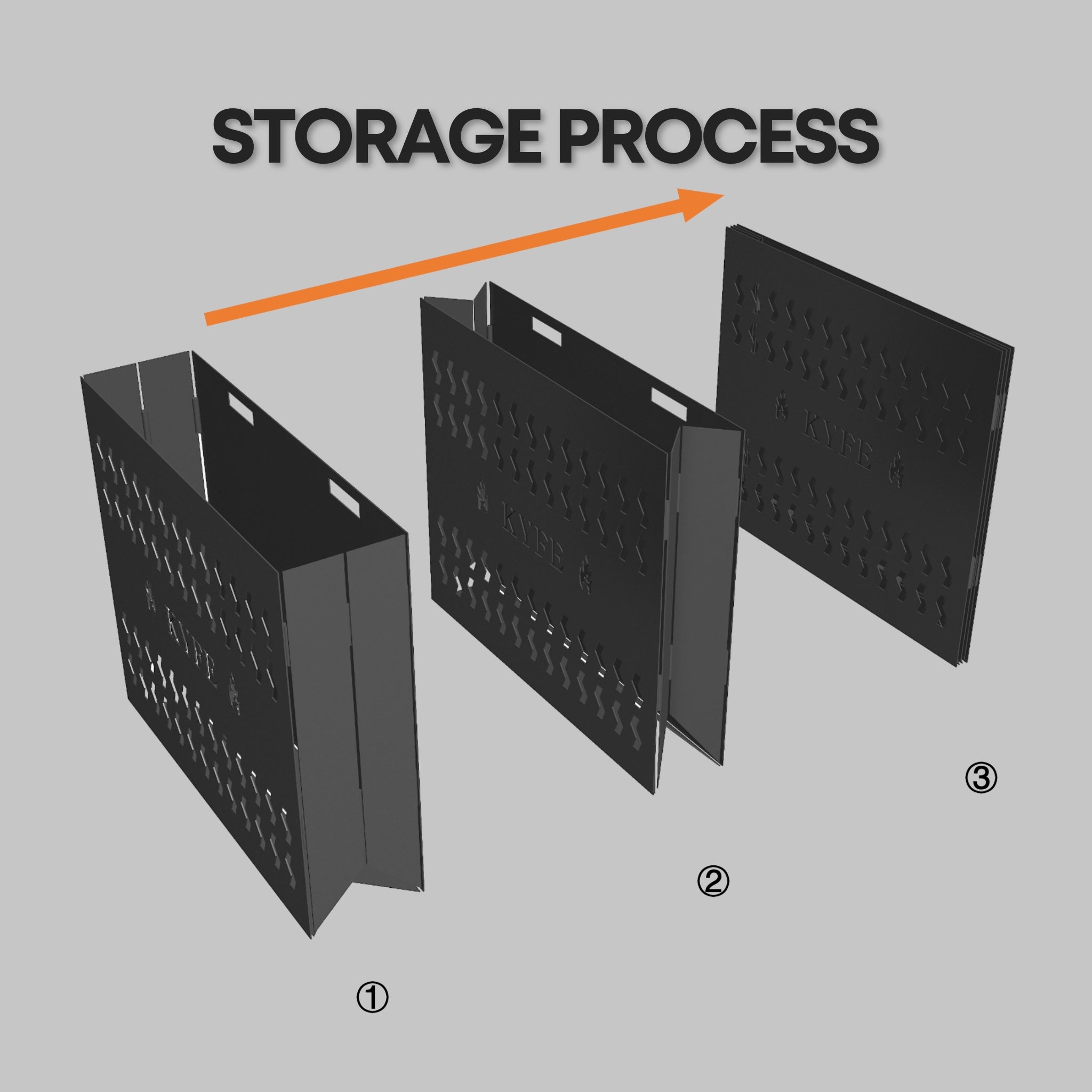 KYFE Foldable Side Rock Baskets