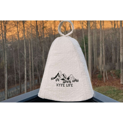 Kyfe sauna cap 100% wool felt material