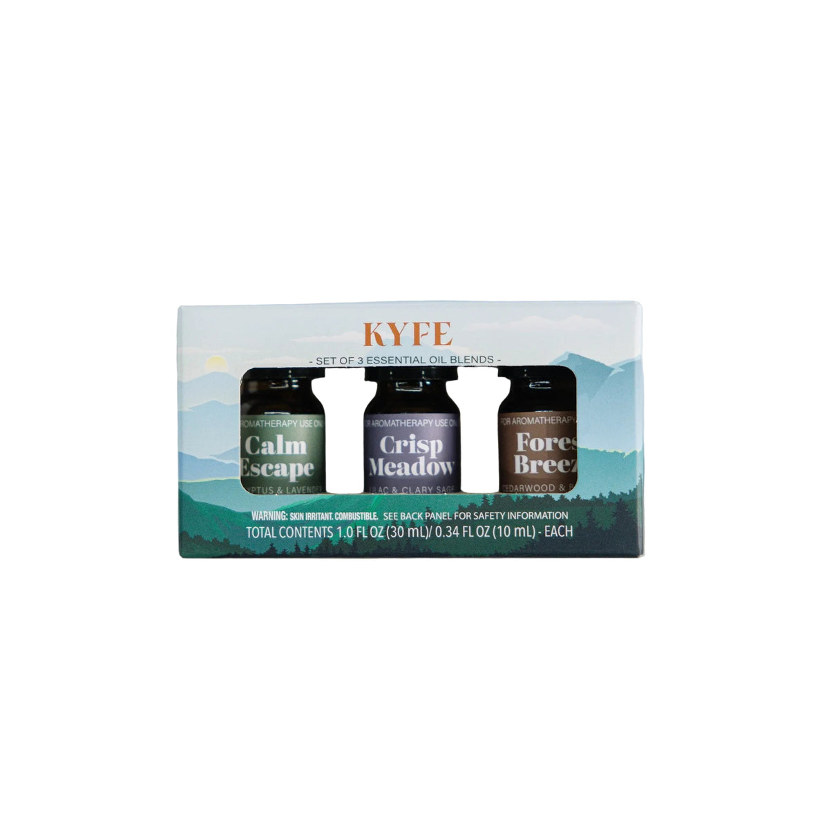 Huiles essentielles (Lot de 3)